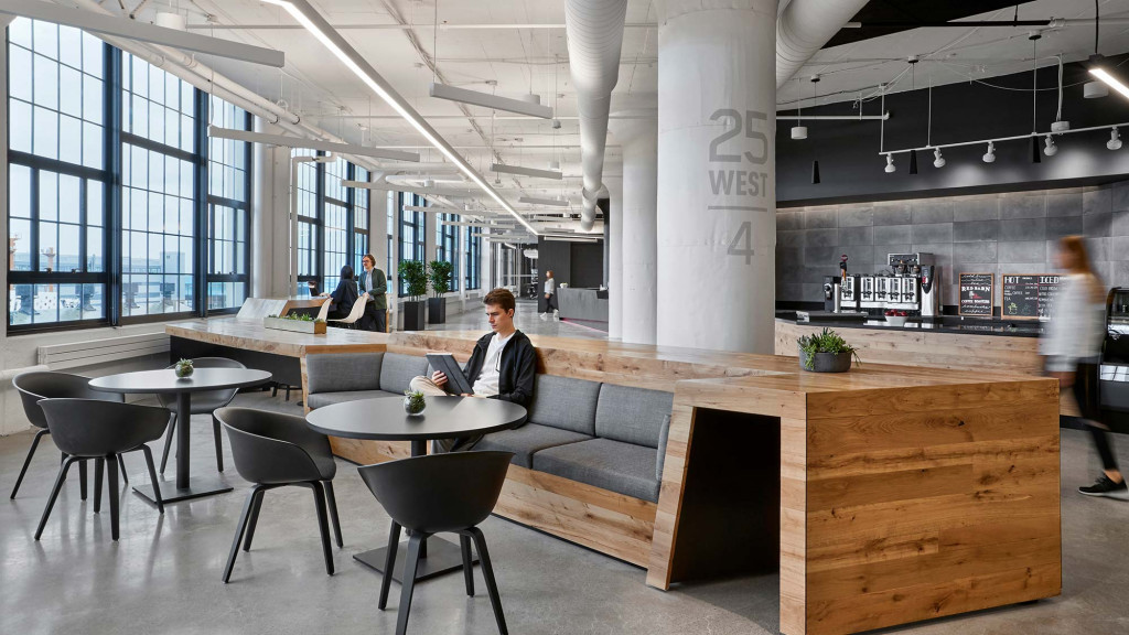 A person sitting at a table.