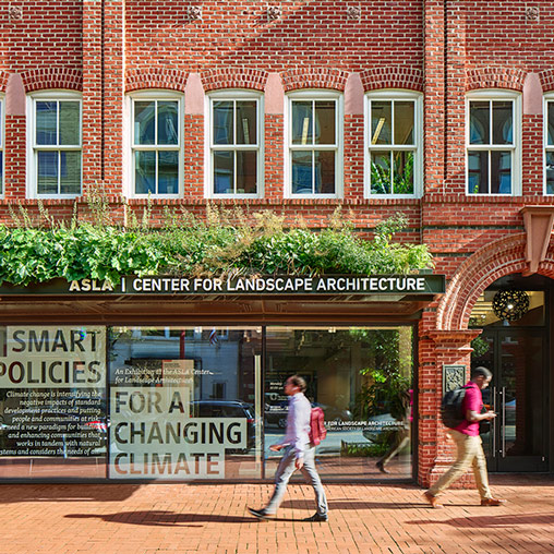 ASLA Center for Landscape Architecture building exterior.
