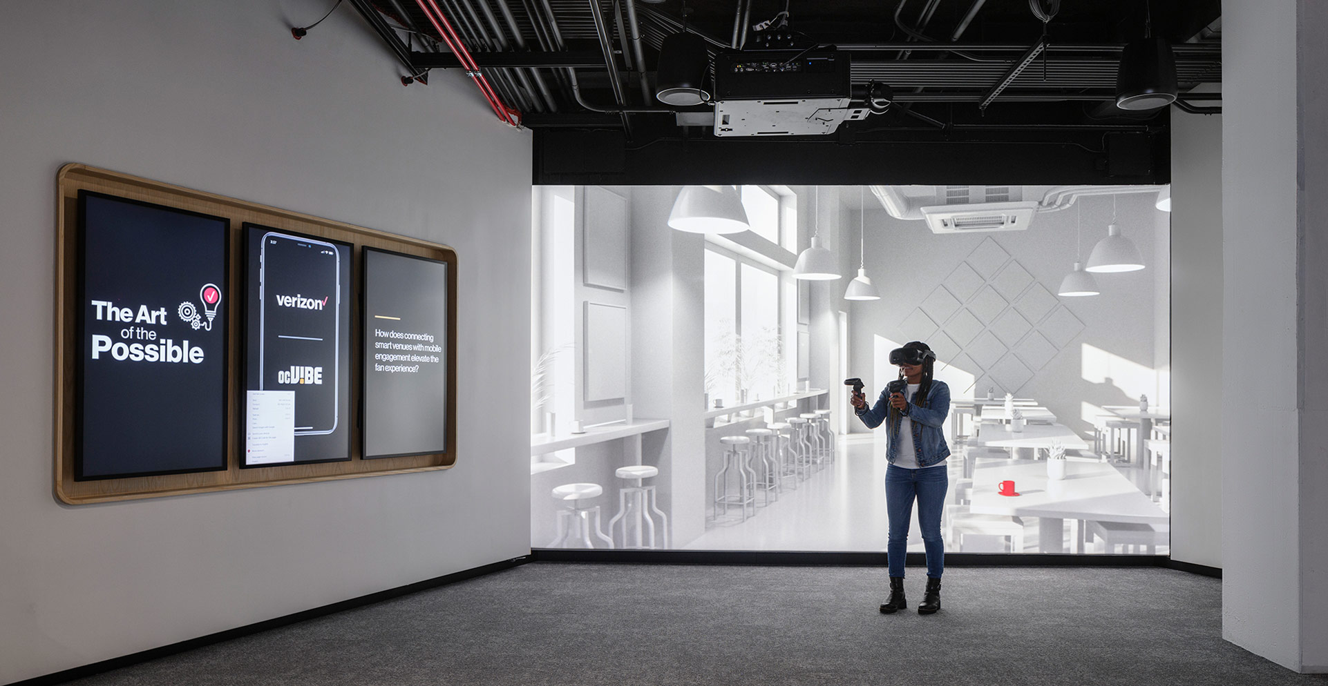 A man standing in a room.