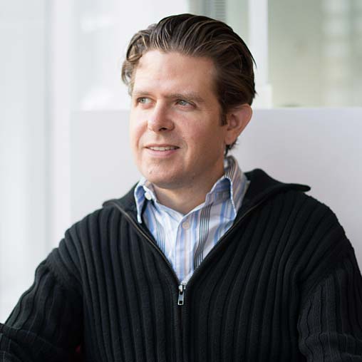 A man in a suit.