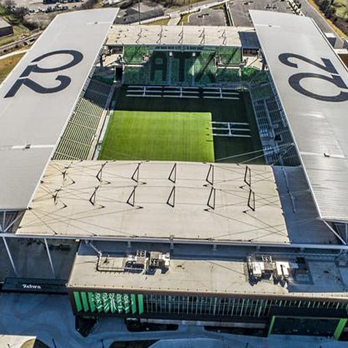Q2 Stadium aerial view