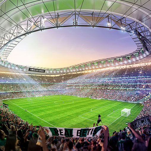 Benito Villamarín Stadium rendering