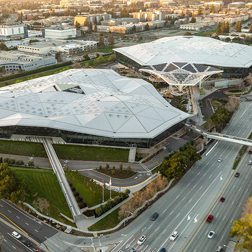 NVIDIA campus aerial view