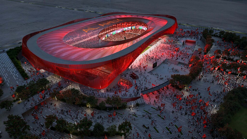 Al-Ahly Stadium rendering