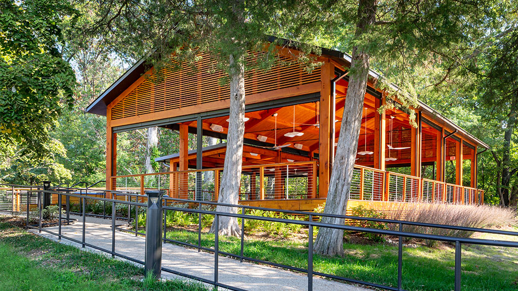 Wolf Trap tent structure