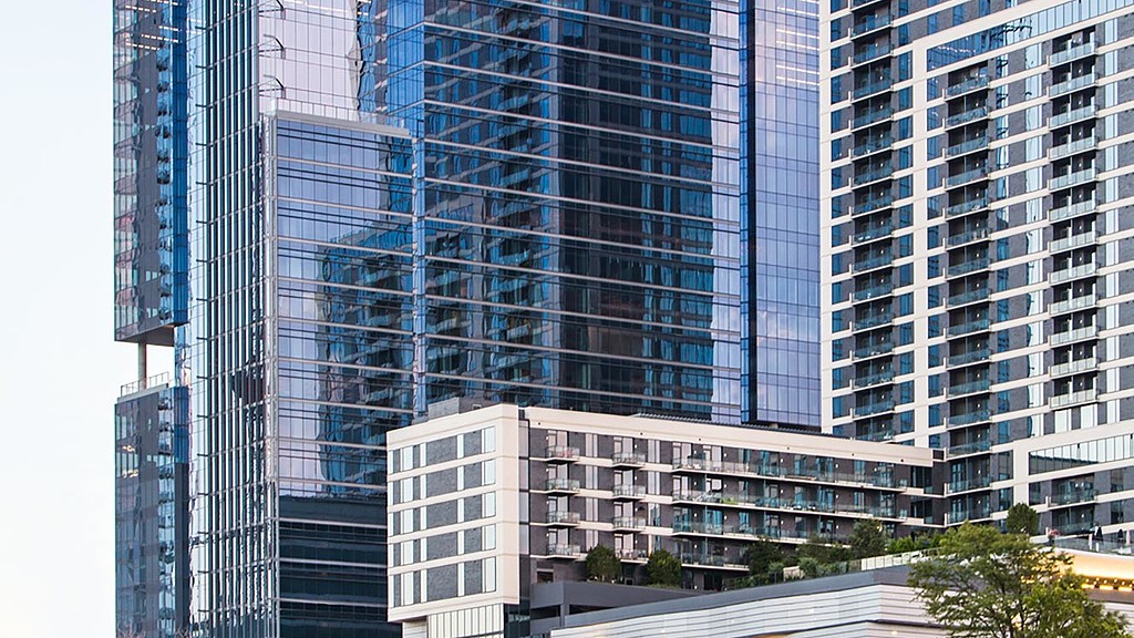 A group of buildings.